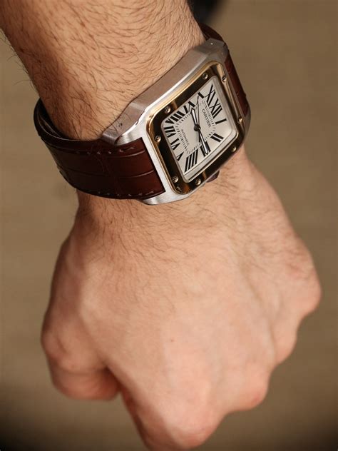 cartier santos water resistant|cartier santos 100 review.